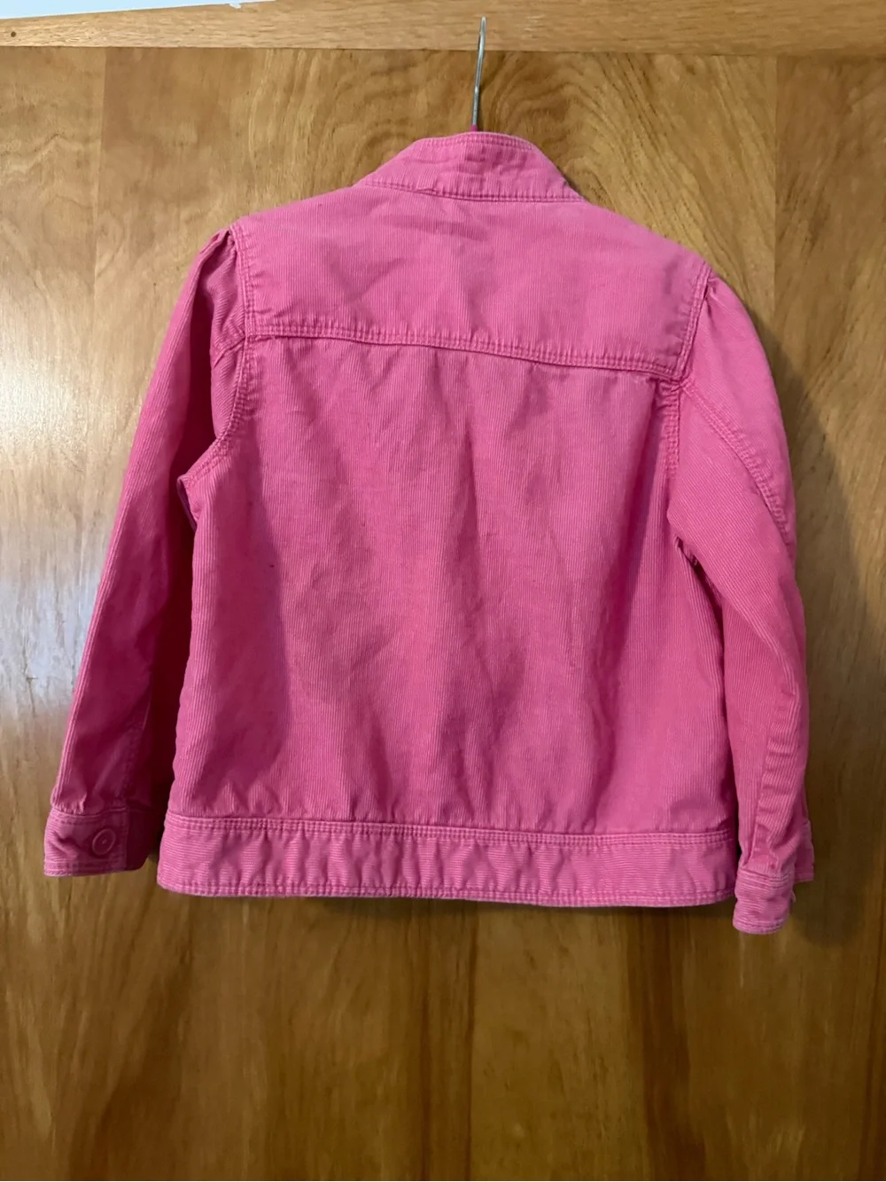 Baby Gap Pink Corduroy Smocked Zip Jacket Toddler Girls 4
